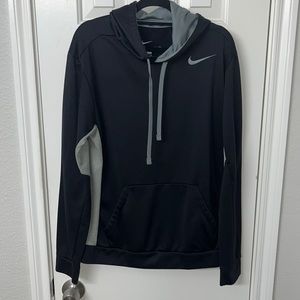 Nike black and gray hoodie